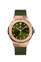 Hublot Classic Fusion 33 King Gold / Green / Alligator (565.OX.8980.RX)