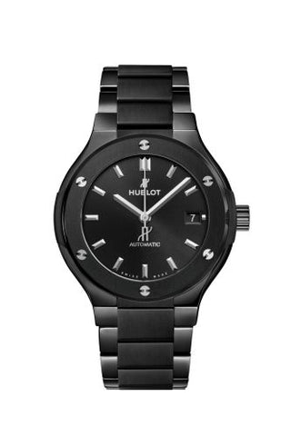 Hublot - 568.CM.1470.CM  Classic Fusion 38 Black Magic / Bracelet