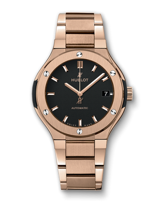 Hublot - 568.OX.1180.OX  Classic Fusion 38 King Gold / Black / Bracelet