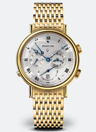 Breguet - 5707BA/12/AV0  Classique Le Réveil du Tsar 5707 Yellow Gold / Silver / Bracelet