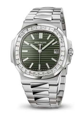 Patek Philippe - 5711/1300A-001  Nautilus 5711 Stainless Steel - Baguette / Green