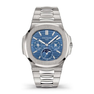 Patek Philippe - 5740/1G-001  Nautilus Perpetual Calendar 5740 White Gold / Blue