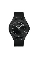 Hublot Classic Fusion 38 Titanium - Pavé / Black / Alligator (581.CM.1470.RX)