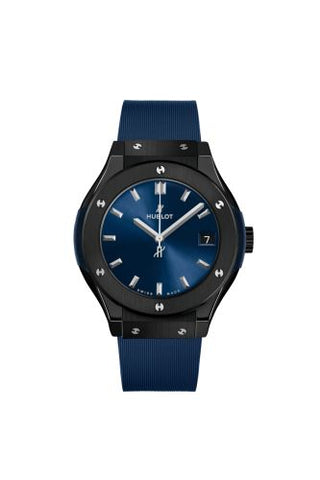 Hublot - 581.CM.7170.RX  Classic Fusion 33 Ceramic / Blue / Rubber