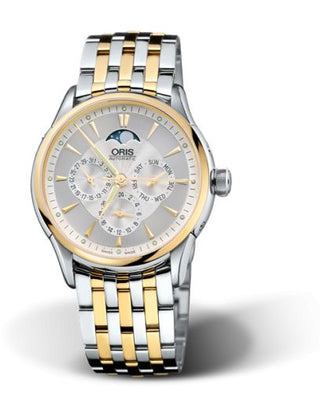 Oris - 01 581 7592 4351-07 8 21 74  Artelier Complication 40 Stainless Steel - Yelllow Gold / Silver / Bracelet