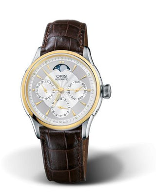 Oris - 01 581 7606 4351-07 5 18 70FC  Artelier Complication 35 Stainless Steel - Yellow Gold / Silver