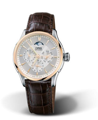 Oris - 01 581 7606 6351-07 5 18 70FC  Artelier Complication 35 Stainless Steel - Rose Gold / Silver