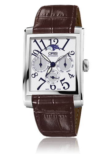 Oris - 01 581 7658 4061-07 5 23 70FC  Rectangular Complication Stainless Steel / Silver - Arabic