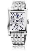 Oris - 01 581 7658 4061-07 8 23 82  Rectangular Complication Stainless Steel / Silver - Arabic / Bracelet