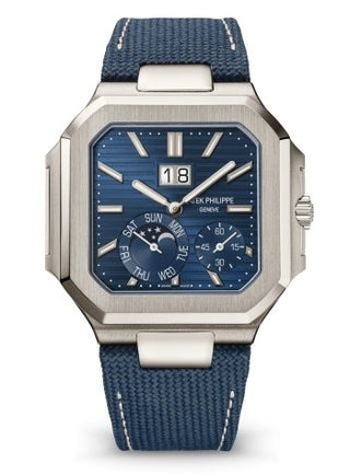 Patek Philippe - 5822P-001  Cubitus Instantaneous Grand Date Platinum / Blue