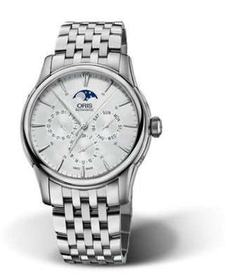 Oris - 01 582 7689 4051-07 8 21 77  Artelier Complication 40.5 Stainless Steel / Silver / Bracelet