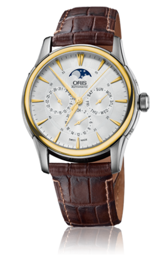 Oris - 01 582 7689 4351-07 5 21 70FC  Artelier Complication 40.5 Stainless Steel - Yellow Gold / Silver