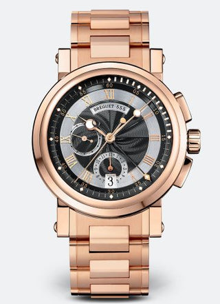 Breguet - 5827BR/Z2/RM0  Marine Chronograph 5827 Rose Gold / Black / Bracelet