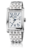 Oris - 01 583 7657 4061-07 8 21 82  Rectangular Date 30 Stainless Steel / Silver - Arabic / Bracelet