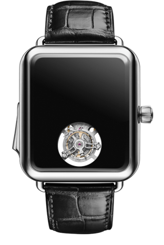 H. Moser & Cie - 5901-0301  Swiss Alp Watch Minute Repeater Tourbillon Platinum / Concept Black