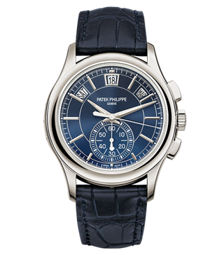 Patek Philippe - 5905P-001  Annual Calendar Chronograph 5905 Platinum / Blue