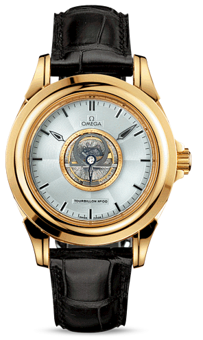 Omega - 5913.30.32  De Ville Tourbillon Yellow Gold / Silver