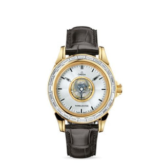 Omega - 5914.30.32  De Ville Tourbillon Yellow Gold / Baguette / Silver