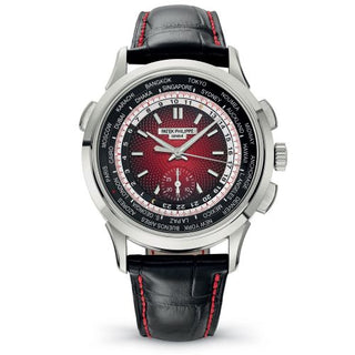 Patek Philippe - 5930G-011  World Time Chronograph 5930 White Gold / Red / Singapore 2019