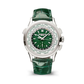 Patek Philippe - 5930P-001  World Time Chronograph 5930 Platinum / Green