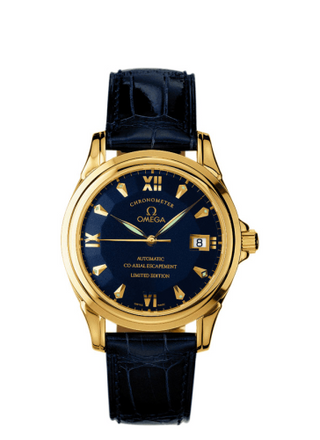 Omega - 5931.81.23  De Ville Co-Axial 37.5 Red Gold / Blue / LTD