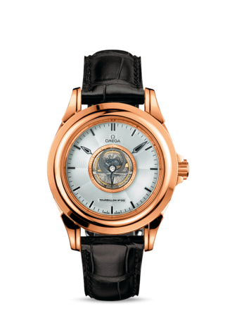 Omega - 5933.30.32  De Ville Tourbillon Red Gold / Silver