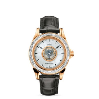 Omega - 5934.30.32  De Ville Tourbillon Red Gold / Baguette