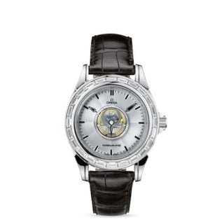 Omega - 5944.40.31  De Ville Tourbillon Platinum / Baguette / Silver