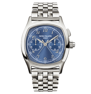 Patek Philippe - 5950/1A-010  Split-Seconds Chronograph 5950 Stainless Steel / Blue / Bracelet