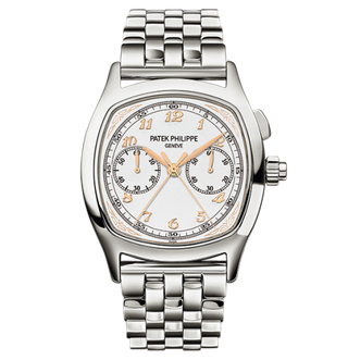 Patek Philippe - 5950/1A-013   Split-Seconds Chronograph 5950 Stainless Steel / Silver / Bracelet