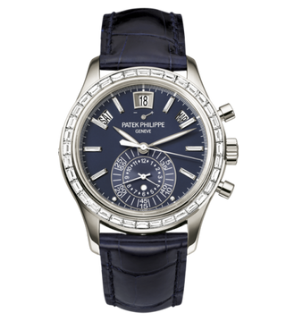 Patek Philippe - 5961P-001  Annual Calendar Chronograph 5961 Platinum / Blue