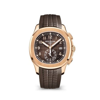 Patek Philippe - 5968R-001  Aquanaut Chronograph 5968 Rose Gold / Brown / Rubber