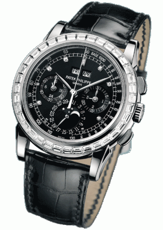 Patek Philippe - 5971P-001  Perpetual Calendar Chronograph 5971 Diamond