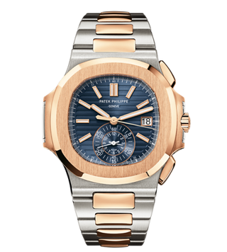 Patek Philippe - 5980/1AR-001  Nautilus 5980 Stainless Steel / Rose Gold / Blue