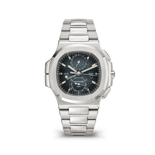 Patek Philippe - 5990/1A-011  Nautilus Travel Time Stainless Steel / Blue