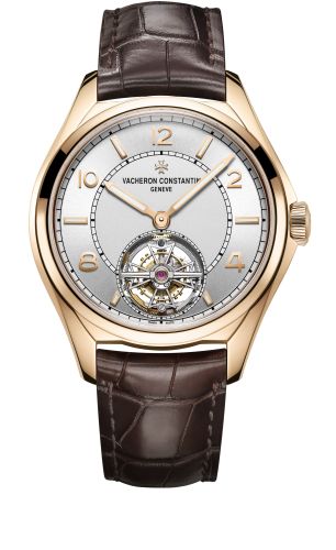 Vacheron Constantin - 6000E/000R-B488  FiftySix Tourbillon Pink Gold / Silver