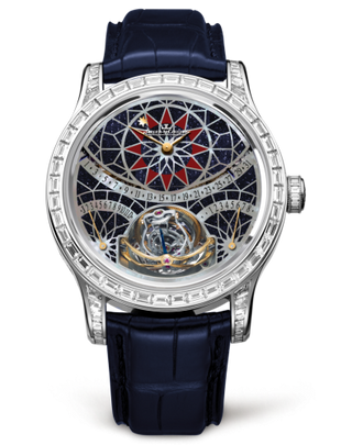 Jaeger-LeCoultre - 6006406  Master Gyrotourbillon 1 Platinum / Baguette / Aventurine