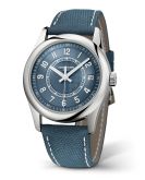 Patek Philippe - 6007A-001  Calatrava Stainless Steel / Blue