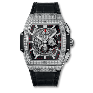 Hublot - 601.NX.0173.LR.1704  Spirit of Big Bang 45 Titanium / Pavé