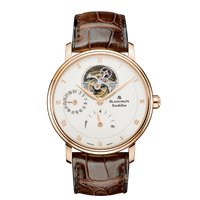 Blancpain Villeret Quantieme Perpetuel 8 Jours Red Gold / Enamel / Bracelet (6025-3642-55B)