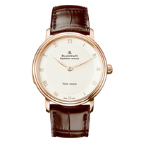 Blancpain Villeret Ultraplate Automatique Ladies Red Gold / Opaline / Diamond (6033-3642-55)