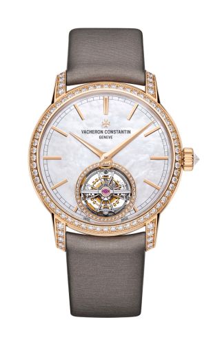 Vacheron Constantin - 6035T/000R-B634  Traditionnelle Tourbillon Pink Gold / Diamond / MOP