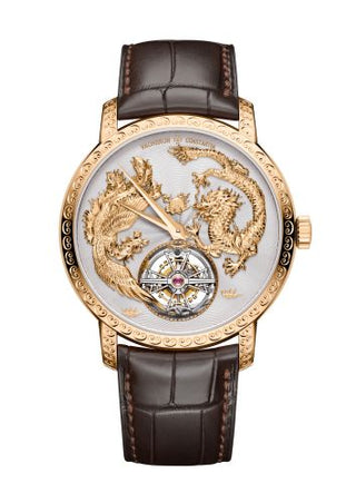 Vacheron Constantin - 6040T/000R-B959  Traditionnelle Tourbillon Phoenix and the Dragon Pink Gold / Silver