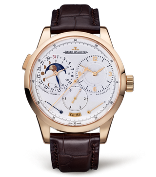 Jaeger-LeCoultre - 6042421  Duomètre Quantième Lunaire Pink Gold / Silver / Alligator