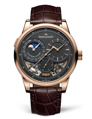 Jaeger-LeCoultre - 604244J  Duomètre à Quantième Lunaire Pink Gold / Grey