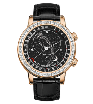 Patek Philippe - 6104R-001  Celestial 6104 Rose Gold / Black