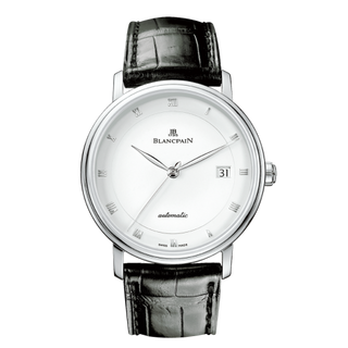 Blancpain - 6223-1127-55  Villeret Ultraplate Automatique White Gold / White