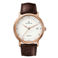 Blancpain Villeret Ultraplate Automatique White Gold / Flinqué (6223-3642-55)