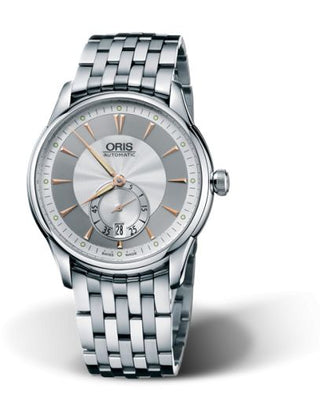 Oris - 01 623 7582 4051-07 8 21 73  Artelier Small Second Date 40 Stainless Steel / Silver / Bracelet