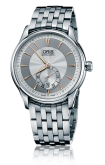 Oris - 01 623 7582 4051-07 8 21 73  Artelier Small Second Date 40 Stainless Steel / Silver / Bracelet